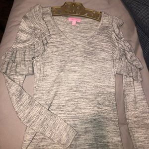 Lily Pulitzer Ruffle Shirt